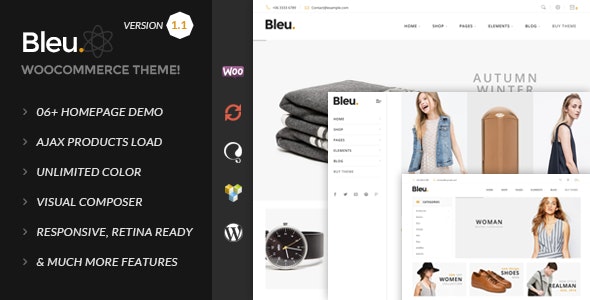 Bleu - Fashion Responsive WooCommerce Theme 1