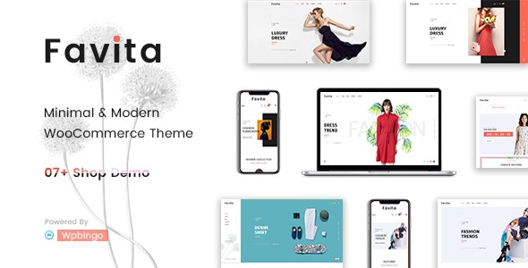 Favita - Fashion WooCommerce WordPress Theme 1