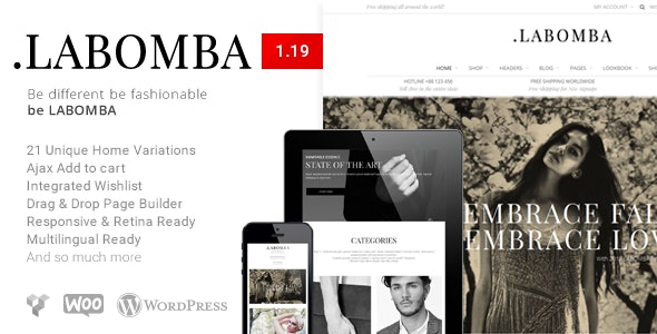 Labomba - Responsive Multipurpose WordPress Theme 1