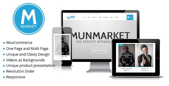Munmarket - A One and Multi Page Ecommerce Theme 1