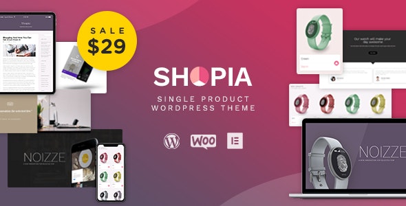 Shopia - Single Product WooCommerce WordPress Theme 1