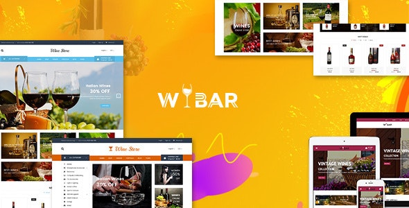 Wibar | Wine and Vineyard WooCommerce WordPress Theme 1