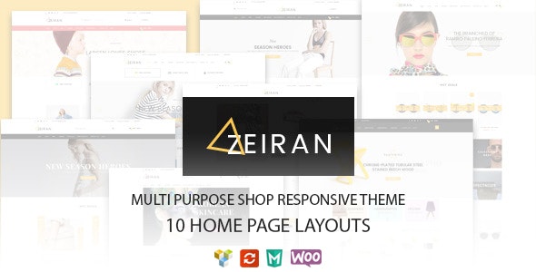 Zeiran - Multipurpose Responsive WooCommerce Theme 1