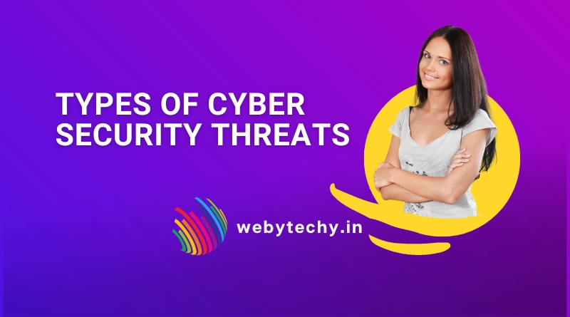 Types of cyber security threats, cyber security