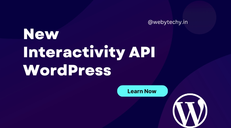 Interactivity API WordPress